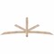 Ekena Millwork Alberta Smooth Timber Gable Bracket, Douglas Fir, 84"W x 28"H x 1 1/2"D x 3 1/2"F, 8/12 Pitch GBW084X28X0204ALB00SDF - alternate 1